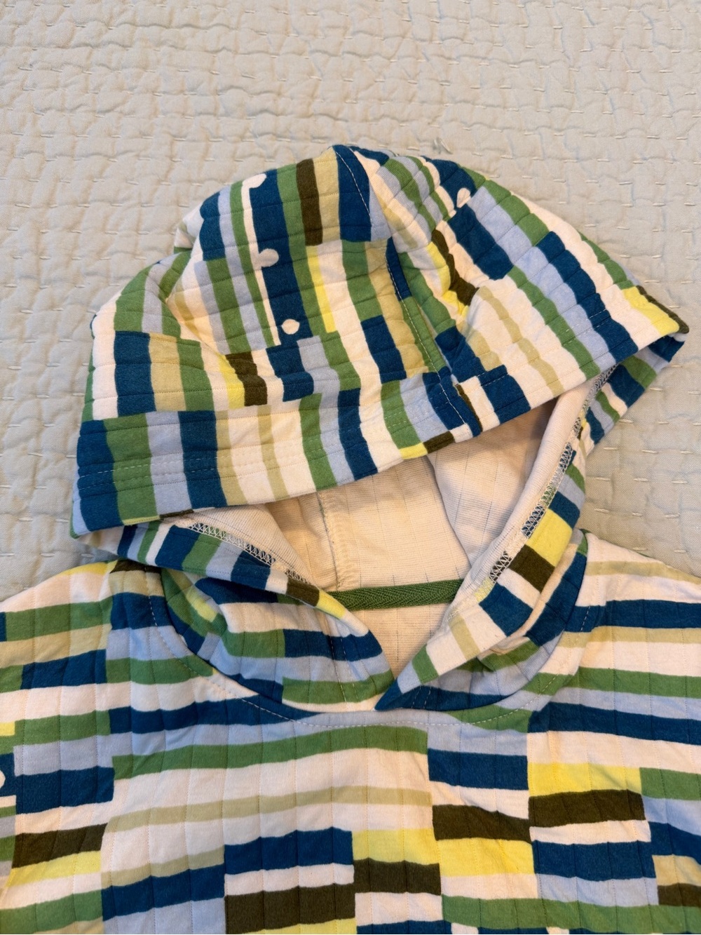 Target Black History Month x Gees Bend Quilters Hoodie Patchwork Stripe Size L - Picture 5 of 9